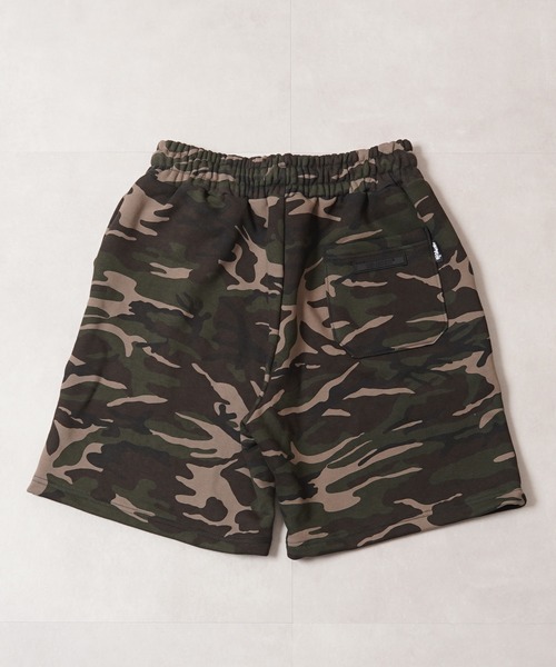 1111clothing（ワンフォークロージング）の「【2ND ARCHIVE】 迷彩 カモフラージュ スウェット ショートパンツ / Camouflage Sweat Shorts（スウェットパンツ・メンズ・ベージュ/カーキ・FREE）」の16枚目の写真