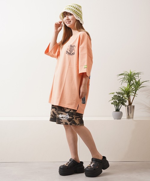 1111clothing（ワンフォークロージング）の「【2ND ARCHIVE】 迷彩 カモフラージュ スウェット ショートパンツ / Camouflage Sweat Shorts（スウェットパンツ・メンズ・ベージュ/カーキ・FREE）」の13枚目の写真