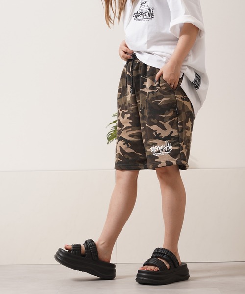 BRIEFING ベージュ迷彩ショートパンツM 迷彩 ハーフパンツ 接触冷感 ストレッチ メンズ レディース