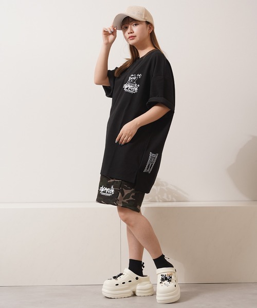 1111clothing（ワンフォークロージング）の「【2ND ARCHIVE】 迷彩 カモフラージュ スウェット ショートパンツ / Camouflage Sweat Shorts（スウェットパンツ・メンズ・ベージュ/カーキ・FREE）」の21枚目の写真