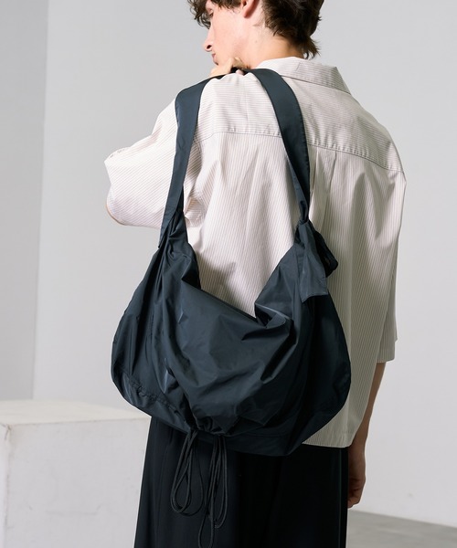 4way】NAPRON/SHIOTA ドロストショルダーバッグ（ショルダー
