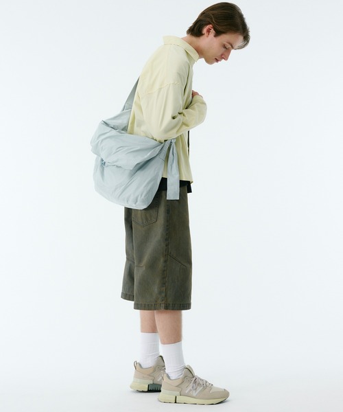 PUBLIC TOKYO（パブリックトウキョウ）の「【4way】NAPRON/SHIOTA ドロストショルダーバッグ（ショルダーバッグ・メンズ・ライトグレー/ミント/ブラック・FREE）」の19枚目の写真