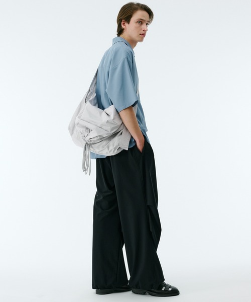 PUBLIC TOKYO（パブリックトウキョウ）の「【4way】NAPRON/SHIOTA ドロストショルダーバッグ（ショルダーバッグ・メンズ・ライトグレー/ミント/ブラック・FREE）」の15枚目の写真