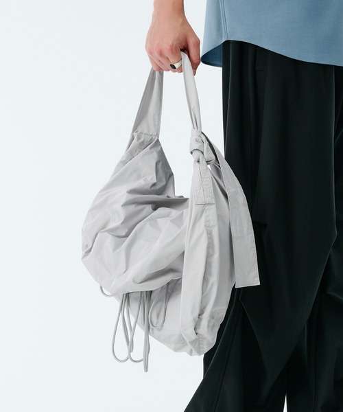 PUBLIC TOKYO（パブリックトウキョウ）の「【4way】NAPRON/SHIOTA ドロストショルダーバッグ（ショルダーバッグ・メンズ・ライトグレー/ミント/ブラック・FREE）」の13枚目の写真