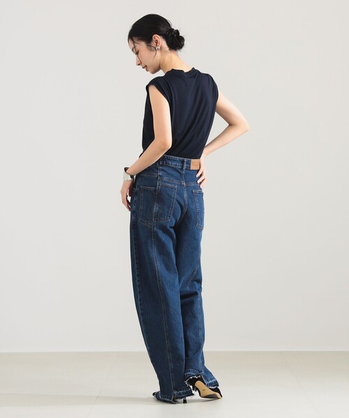Demi-Luxe BEAMS(デミルクス ビームス)の「ウォッシャブル ウール ノースリーブ Tシャツ(Tシャツ/カットソー・レディース・ブラック/ネイビー/ブラウン・ONE SIZE)」の22枚目の写真