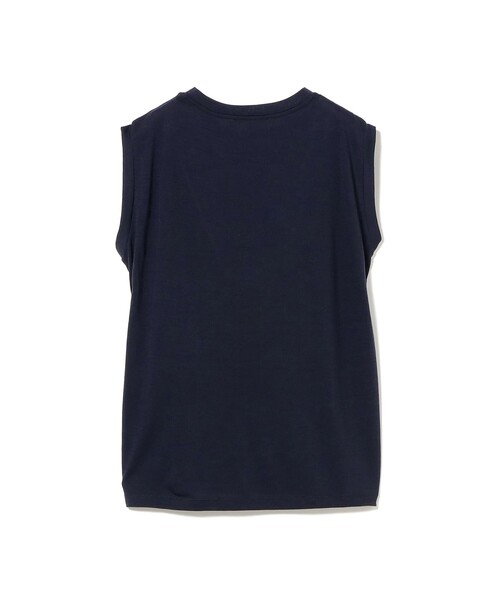 Demi-Luxe BEAMS(デミルクス ビームス)の「ウォッシャブル ウール ノースリーブ Tシャツ(Tシャツ/カットソー・レディース・ブラック/ネイビー/ブラウン・ONE SIZE)」の7枚目の写真