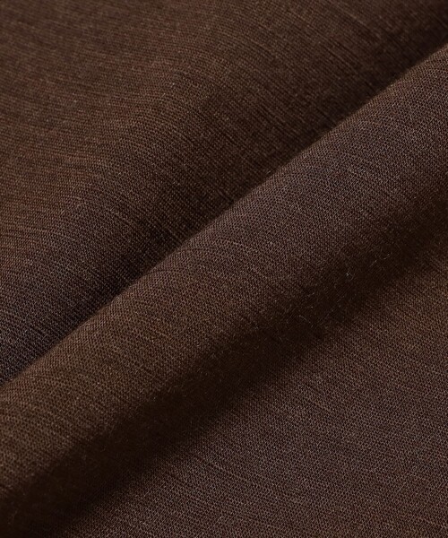 Demi-Luxe BEAMS(デミルクス ビームス)の「ウォッシャブル ウール ノースリーブ Tシャツ(Tシャツ/カットソー・レディース・ブラック/ネイビー/ブラウン・ONE SIZE)」の12枚目の写真