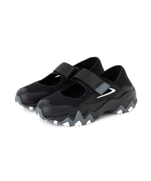 FILA(フィラ)の「FILA OAKMONT RECOVER(フィラ オークモント リカバー)(スニーカー・レディース・ブラック・25cm/24.5cm/24cm/23.5cm/23cm)」の1枚目の写真