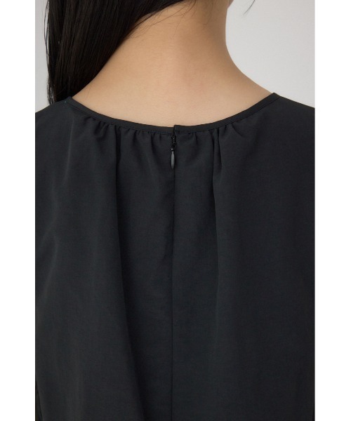 PLUS(プラス)の「【PLUS】ギャザーイレヘムワンピース(ワンピース・レディース・アイボリー/ブラック/ブルー・FREE)」の10枚目の写真