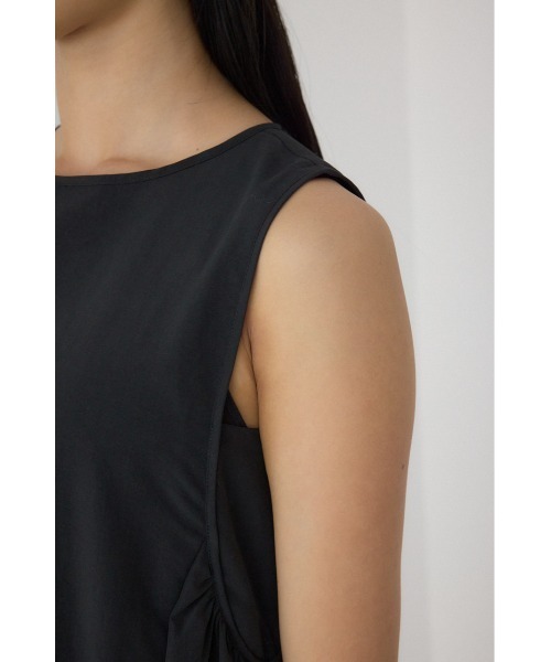 PLUS(プラス)の「【PLUS】ギャザーイレヘムワンピース(ワンピース・レディース・アイボリー/ブラック/ブルー・FREE)」の11枚目の写真