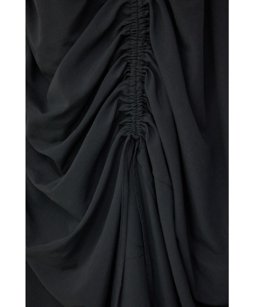 PLUS(プラス)の「【PLUS】ギャザーイレヘムワンピース(ワンピース・レディース・アイボリー/ブラック/ブルー・FREE)」の12枚目の写真