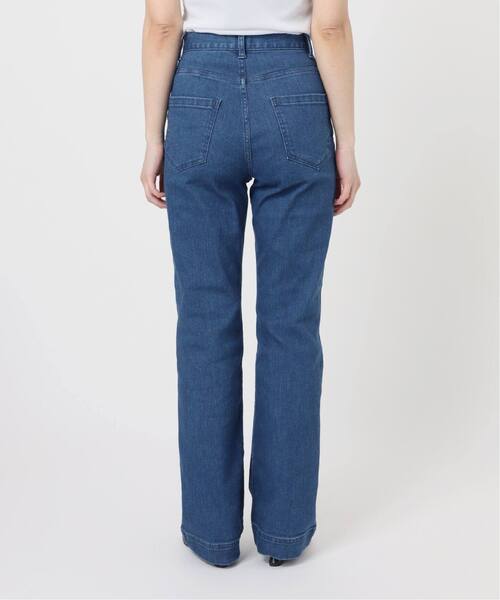 【美品】エディットフォールル ドット　デニム　34 ドットハイウエストデニム（デニムパンツ・ジーンズ）｜EDIT.FOR