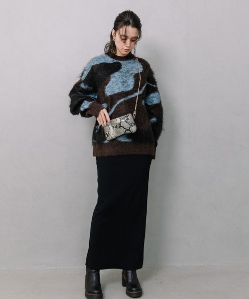 Beau're（ヴュレ）の「BEAURE Leather Mini Strap Bag（クラッチバッグ・レディース・パイソン/ブラウン/ブラック・FREE）」の20枚目の写真