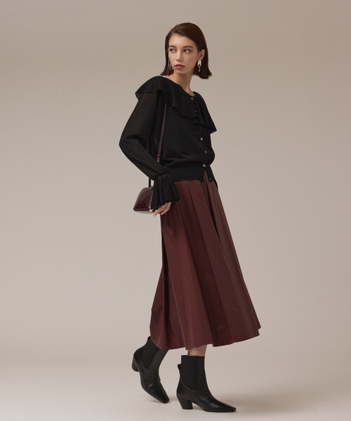 セール】フリルニットカーディガン（カーディガン/ボレロ）｜Diagram