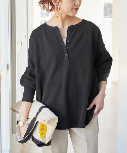 Spick＆Span 2枚SETヘンリーネックプルオーバー 追加》2枚SETヘンリーネックプルオーバー（Tシャツ/カットソー