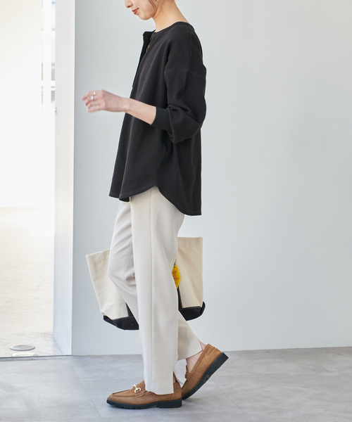 Spick & Span(スピックアンドスパン)の「《追加》2枚SETヘンリーネックプルオーバー(Tシャツ/カットソー・レディース・その他1/その他4/マルチ/その他6・FREE)」の14枚目の写真