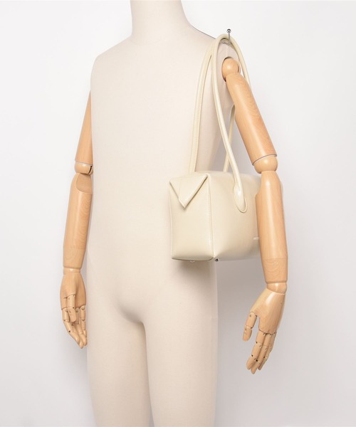 ADD CULUMN(アドカラム)の「ADD CULUMN(アドカラム) LOP BOSTON M WRINKLE(ハンドバッグ・レディース・ブラウン/オフホワイト・F)」の4枚目の写真