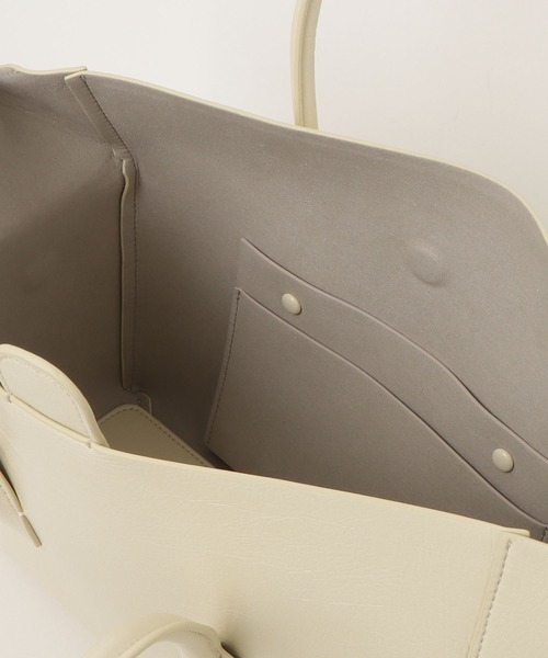 ADD CULUMN(アドカラム)の「ADD CULUMN(アドカラム) LOP BOSTON M WRINKLE(ハンドバッグ・レディース・ブラウン/オフホワイト・F)」の5枚目の写真