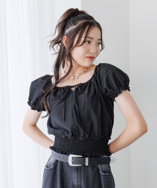 repipi armario(レピピ アルマリオ)の「ラインストーンベルト(ベルト・キッズ・ブラック/シルバー・FREE)」の7枚目の写真
