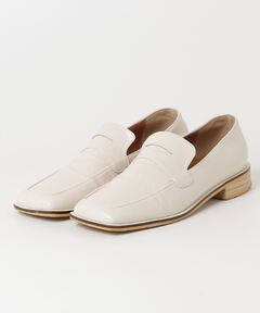 セール】【別注】SANDERS BUTT SEAM LOAFER ホワイトバックス