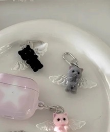 Dita Muaj.（ディータムアージュ）の「エンジェルねこキーリング（キーホルダー）」