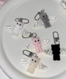 Dita Muaj.（ディータムアージュ）の「エンジェルねこキーリング（キーホルダー）」