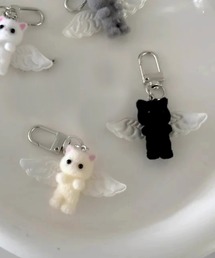 Dita Muaj.(ディータムアージュ)のエンジェルねこキーリング(キーホルダー)