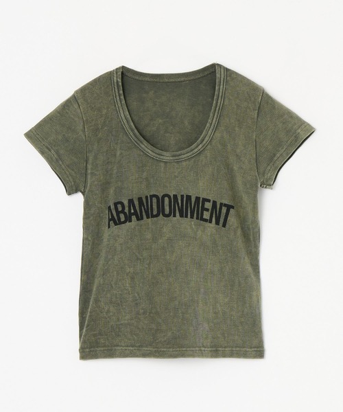 BEEDEN（ビーデン）の「USED LIKE LOGO TOPS（Tシャツ/カットソー・レディース・ブラック/カーキ/ネイビー・FREE）」の21枚目の写真