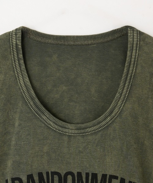 BEEDEN（ビーデン）の「USED LIKE LOGO TOPS（Tシャツ/カットソー・レディース・ブラック/カーキ/ネイビー・FREE）」の18枚目の写真