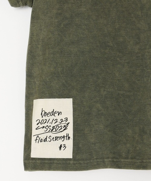 BEEDEN（ビーデン）の「USED LIKE LOGO TOPS（Tシャツ/カットソー・レディース・ブラック/カーキ/ネイビー・FREE）」の15枚目の写真