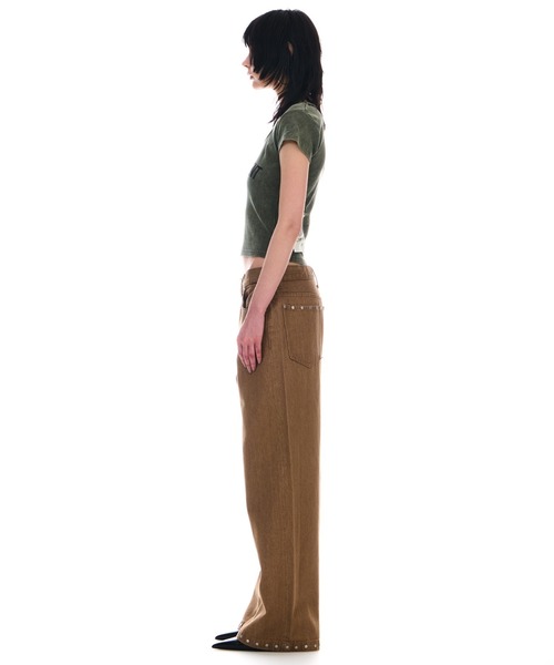 BEEDEN（ビーデン）の「USED LIKE LOGO TOPS（Tシャツ/カットソー・レディース・ブラック/カーキ/ネイビー・FREE）」の12枚目の写真