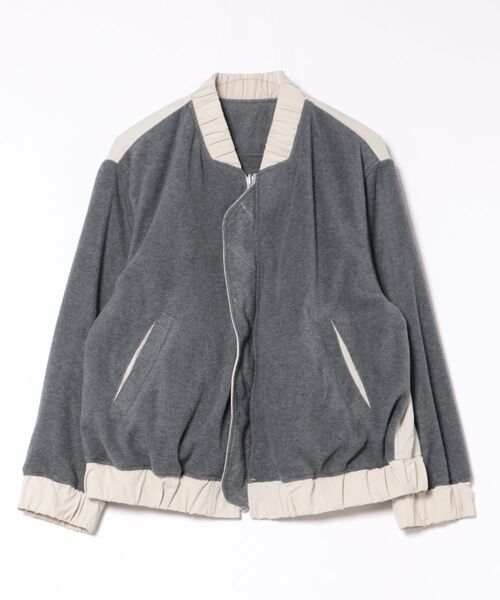 Munich（ミューニック）の「ナイロンタフタ×フリースリバーシブルブルゾン（ブルゾン・レディース・アイボリー/ブラック/イエロー・FREE）」の9枚目の写真