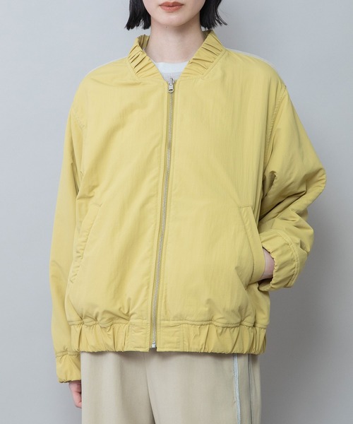 Munich（ミューニック）の「ナイロンタフタ×フリースリバーシブルブルゾン（ブルゾン・レディース・アイボリー/ブラック/イエロー・FREE）」の15枚目の写真