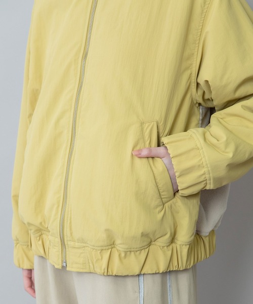 Munich（ミューニック）の「ナイロンタフタ×フリースリバーシブルブルゾン（ブルゾン・レディース・アイボリー/ブラック/イエロー・FREE）」の18枚目の写真