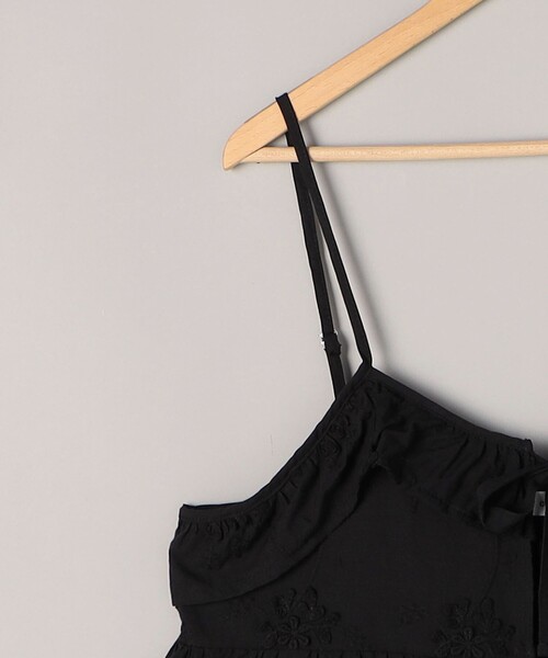 coen（コーエン）の「3D刺繍 キャミソールビスチェ（キャミソール・レディース・ナチュラル/ブラック・FREE）」の21枚目の写真