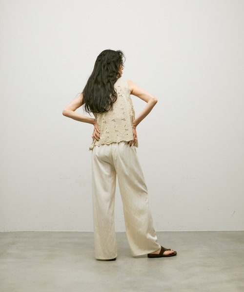 Lutim by u（ルチバイユー）の「Embroidery sleeveless blouse / エンブロイダリーノースリーブブラウス（シャツ/ブラウス・レディース・グリーン/ブラウン/ナチュラル・FREE）」の19枚目の写真