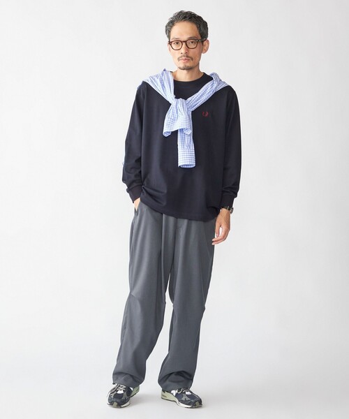 Fantastic Days（ファンタスティックデイズ）の「【SHIPS別注】FANTASTICDAYS: タック ワイド イージー パンツ（その他パンツ・メンズ・ダークグレー/ブラック/ブラウン系・SMALL/MEDIUM/LARGE）」の4枚目の写真