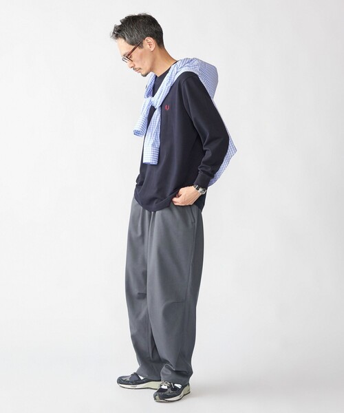 Fantastic Days（ファンタスティックデイズ）の「【SHIPS別注】FANTASTICDAYS: タック ワイド イージー パンツ（その他パンツ・メンズ・ダークグレー/ブラック/ブラウン系・SMALL/MEDIUM/LARGE）」の5枚目の写真