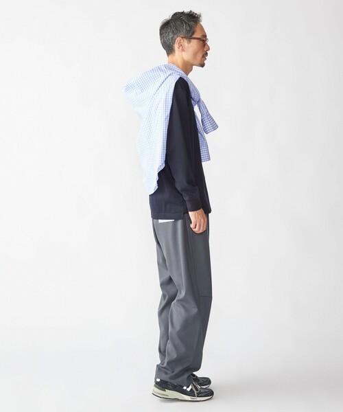 Fantastic Days（ファンタスティックデイズ）の「【SHIPS別注】FANTASTICDAYS: タック ワイド イージー パンツ（その他パンツ・メンズ・ダークグレー/ブラック/ブラウン系・SMALL/MEDIUM/LARGE）」の7枚目の写真