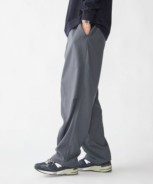 Fantastic Days（ファンタスティックデイズ）の「【SHIPS別注】FANTASTICDAYS: タック ワイド イージー パンツ（その他パンツ・メンズ・ダークグレー/ブラック/ブラウン系・SMALL/MEDIUM/LARGE）」の9枚目の写真