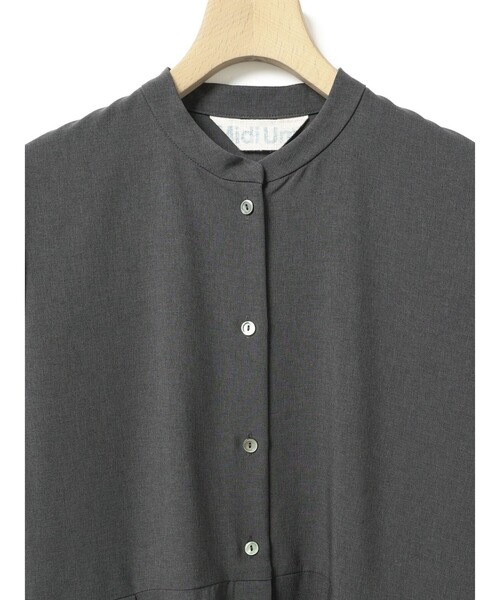 MidiUmi(ミディウミ)の「MidiUmi ウエスト切り替えロングワンピース(ワンピース・レディース・グレー/チャコールグレー/ブラック・FREE)」の14枚目の写真