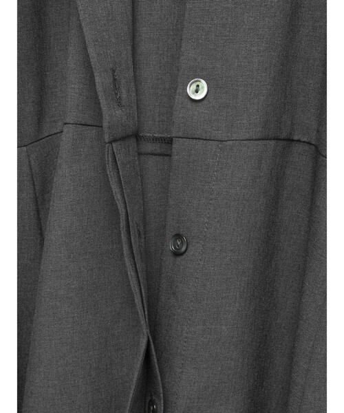 MidiUmi(ミディウミ)の「MidiUmi ウエスト切り替えロングワンピース(ワンピース・レディース・グレー/チャコールグレー/ブラック・FREE)」の15枚目の写真