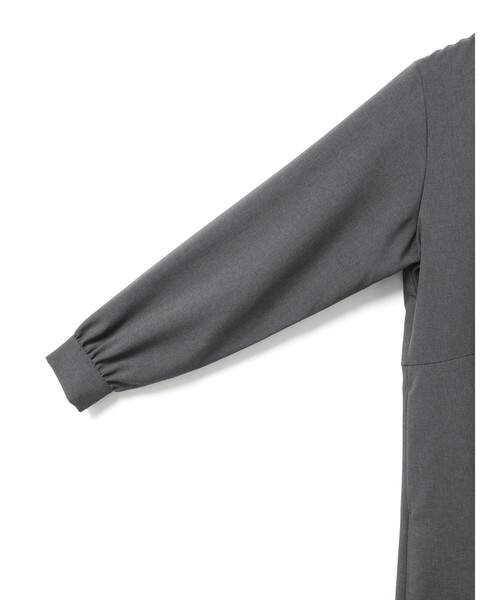 MidiUmi(ミディウミ)の「MidiUmi ウエスト切り替えロングワンピース(ワンピース・レディース・グレー/チャコールグレー/ブラック・FREE)」の16枚目の写真