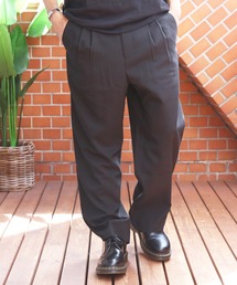 ８(eight) | ツータックワイドクロップドスラックス(スラックス)