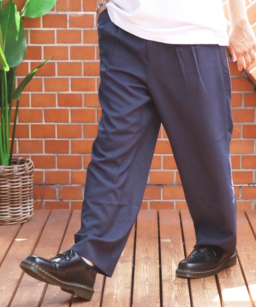 8(eight)(エイト)の「ツータックワイドクロップドスラックス(スラックス・メンズ・ブラック/ネイビー・マルチサイズ)」の13枚目の写真