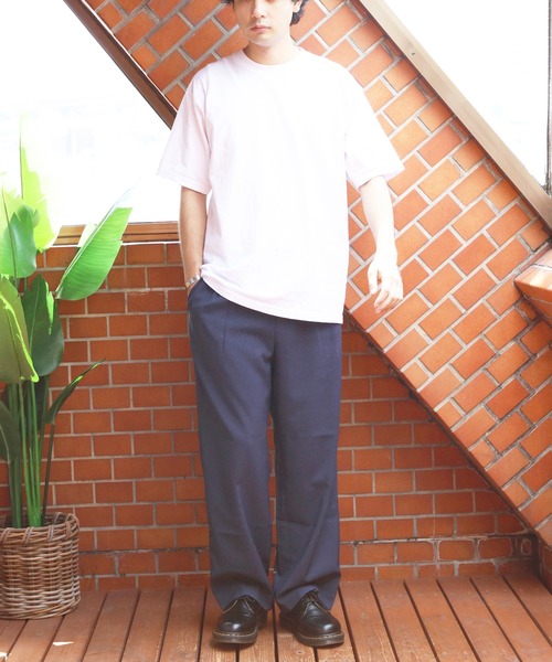 8(eight)(エイト)の「ツータックワイドクロップドスラックス(スラックス・メンズ・ブラック/ネイビー・マルチサイズ)」の14枚目の写真