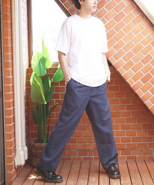 8(eight)(エイト)の「ツータックワイドクロップドスラックス(スラックス・メンズ・ブラック/ネイビー・マルチサイズ)」の15枚目の写真