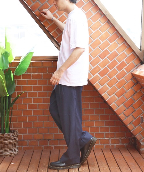 8(eight)(エイト)の「ツータックワイドクロップドスラックス(スラックス・メンズ・ブラック/ネイビー・マルチサイズ)」の19枚目の写真