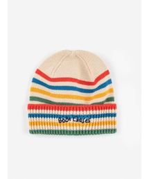 BOBO CHOSES({{V[Y)Tic Tac Toe knitted striped beanie(jbgLbv/r[j[)