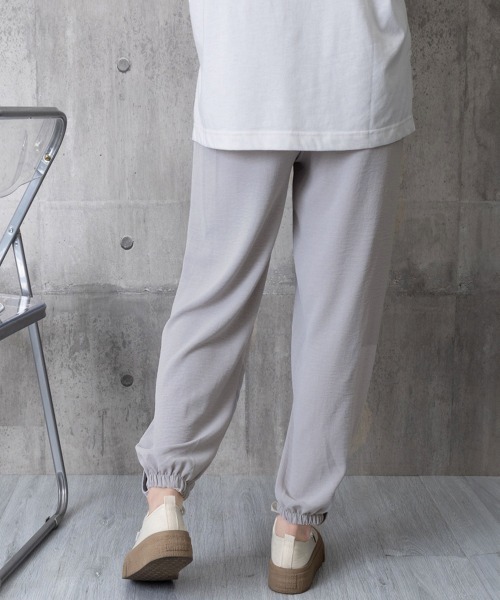 Miniministore(ミニミニストア)の「ジョガーパンツ ウエストゴム 春夏ズボン(スウェットパンツ・レディース・ベージュ/ブラック/グレー・FREE)」の10枚目の写真
